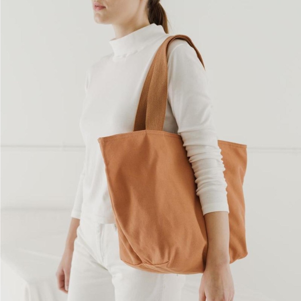 ▫️Baggu▫️Canvas Zip Tote in Pecan